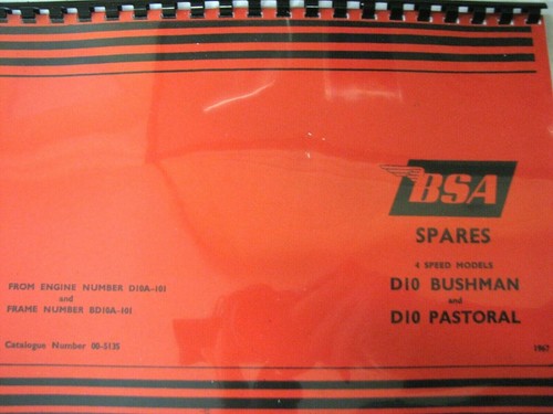 Bsa bantam d10 bushman - bsa,