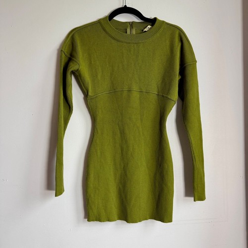 1990s alaia green - 1990s, wool