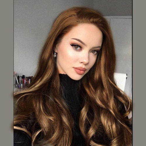 Chocolate brown lace front - chocolate,