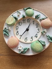 Vintage Fruit Wall Clock