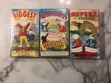 VHS Rupert the Bear Bundle X3
