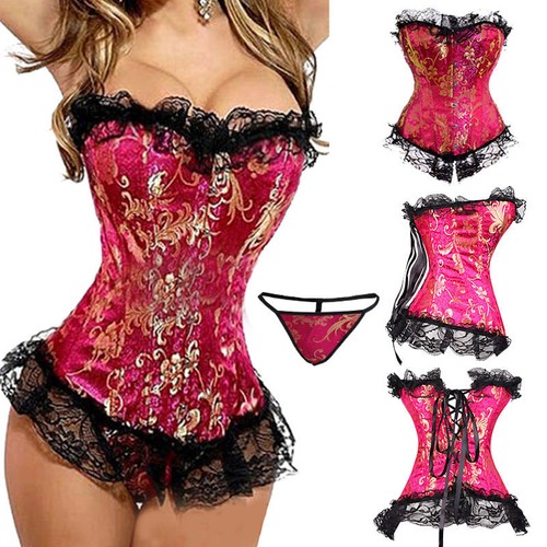 Women black overbust boned - women,
