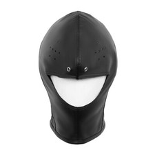 Genuine Real Leather Open Chin