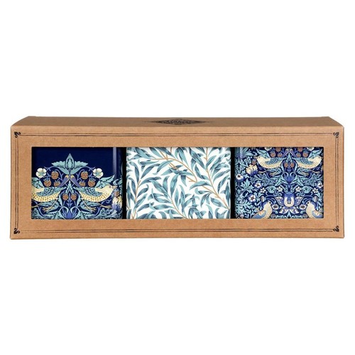 Square caddies with lids - caddies, tea