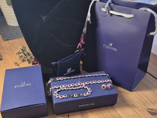 Swarovski Angelic Red Set – Rhodium Plated – Box, Bag – Gift Ready
