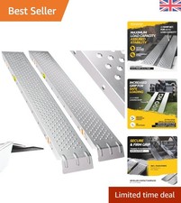 Versatile Heavy Duty Loading Ramps | 160cm Length | Safe Non-Slip Steel Surface
