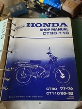GENUINE OEM HONDA DEALER BINDER CT90 CT 90 SERVICE MANUAL SHOP REPAIR  BINDER