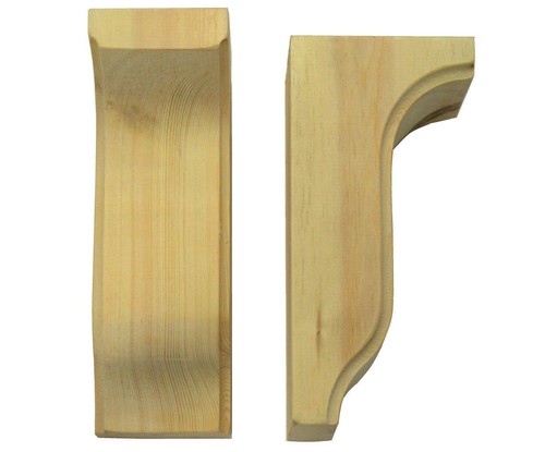 Wooden corbels timber shelf - corbels,