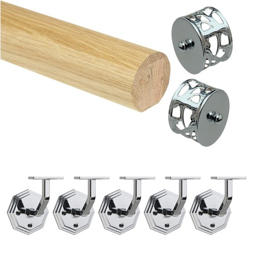 Oak mopstick handrail - mopstick,