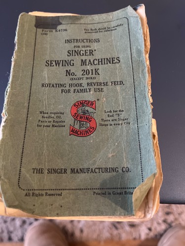 Vintage original singer sewing - vintage,