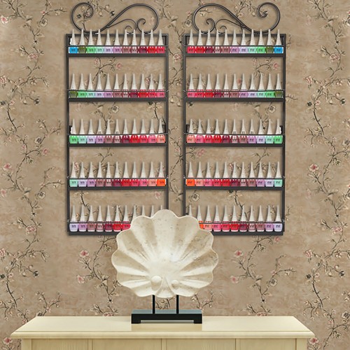 Metal tiers nail polish rack - 5,