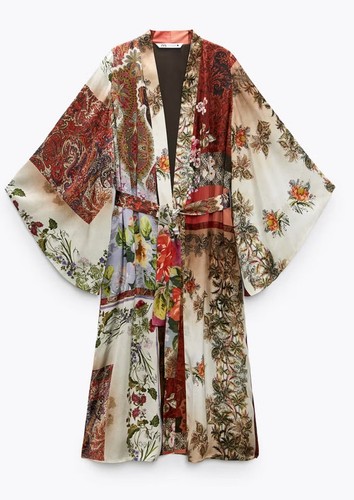 Zara woman patchwork printed - patchwork,