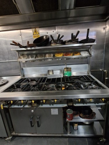 Commercial burner gas range - 8,