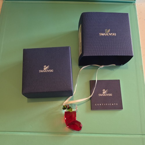 Swarovski santa stocking - swarovski,
