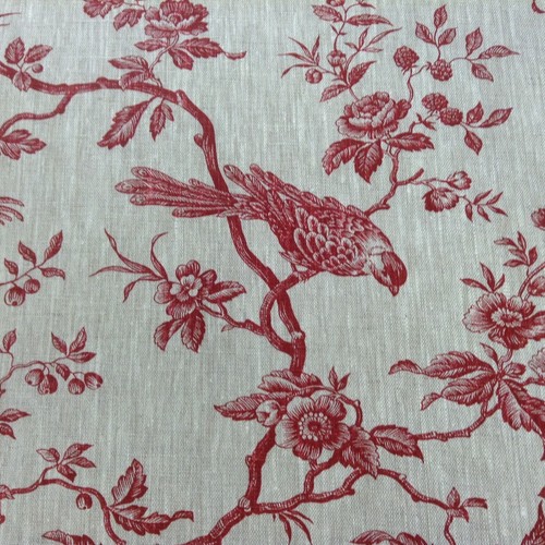 Bird garden toile - toile, linen