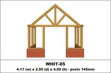 European Oak Porch Kits - 4.11m x 2.50m x 4.00m - (WHIT-85)