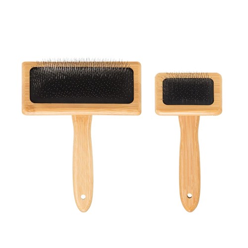Wooden hand carders slicker - carders,
