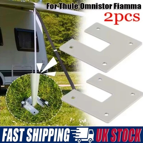 Awning leg feet plate - 2x,