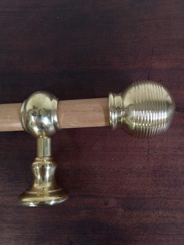 Pair 28mm vintage brass - pair,