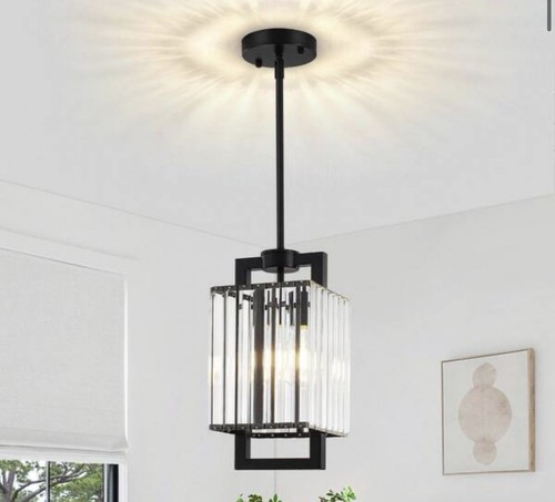 Light black luxury pendant - black,