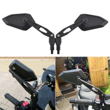 Motorcycle Folding Rearview Wing Mirrors 10mm For Yamaha Honda Suzuki Kawasaki