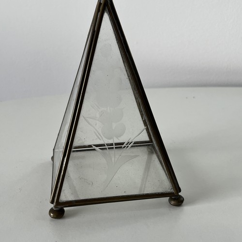 Vintage glass brass - vintage,