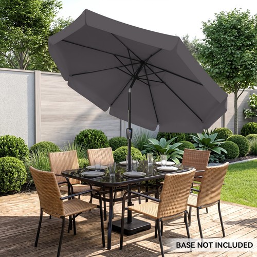 Garden parasol with tilt - 3m,