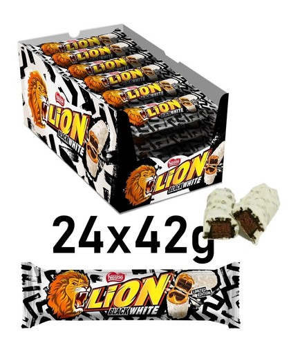 Nestle lion black - &, white