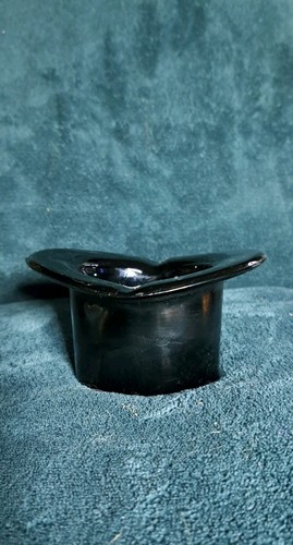 Vintage black glass - vintage, top