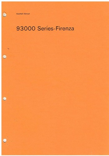 Vauxhall firenza 1300 1800 - firenza,