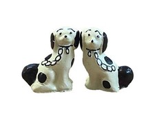Melody Jane Dolls House Miniature Ornament Pair of Staffordshire Dogs BR