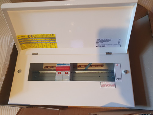 Hager way fuse board - 10, with