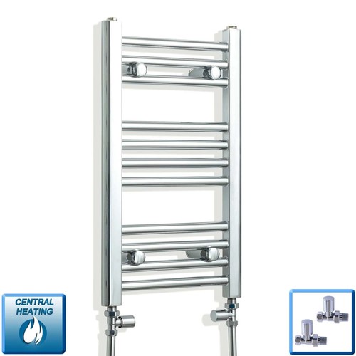 Chrome heated towel rail - chrome,