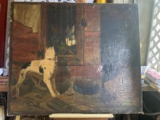 Oil painting on canvas over