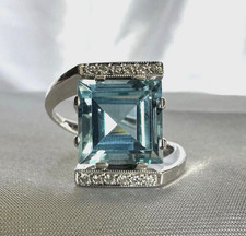 14K WHITE GOLD - SQUARE