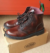 Solovair Burgundy 6 Eye Boot