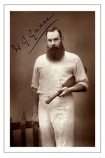W G GRACE Signed Autograph