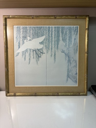 Japanese watercolor print - , of