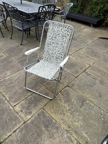 Vintage floral garden deck - vintage,