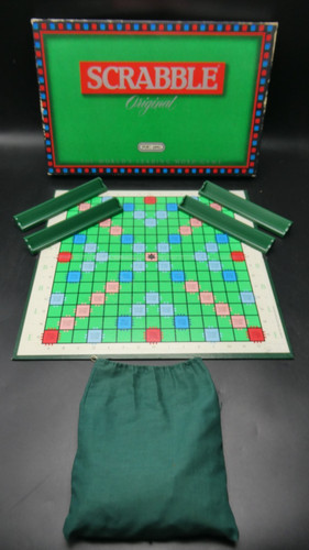 Original scrabble board - scrabble, game