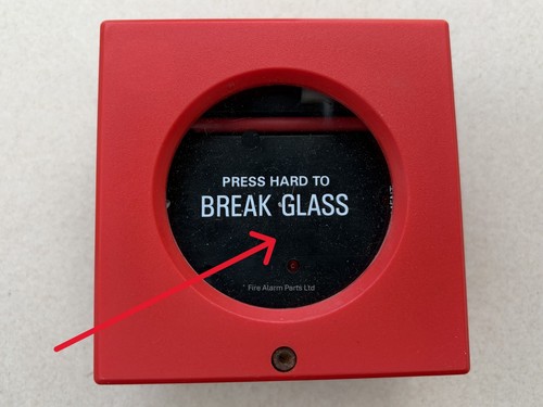 Press hard break - break, glass