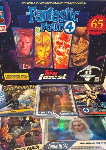 Topps finest fantastic - fantastic, four