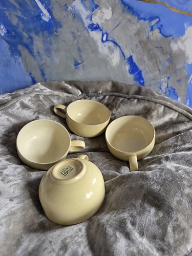 Denby mugs cups caramel - cups, x4