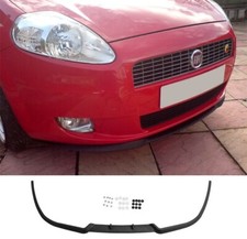 For Fiat Punto Grande Front Bumper Cup Chin Spoiler Lip Splitter + Screws
