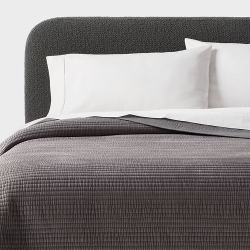 Ruched velvet quilt - velvet,