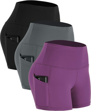High Waist Athletic Shorts for