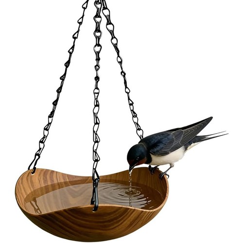 Vintage garden bird - bird, bath