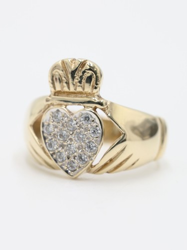 Vintage 9ct yellow solid gold - yellow,