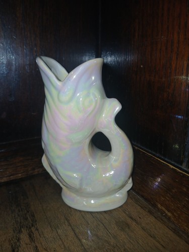 Lusterware gluggle jug 13cm - lusterware,
