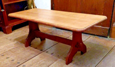 Arts & Crafts Style Solid Quarter Sawn Tiger Oak Coffee Table
